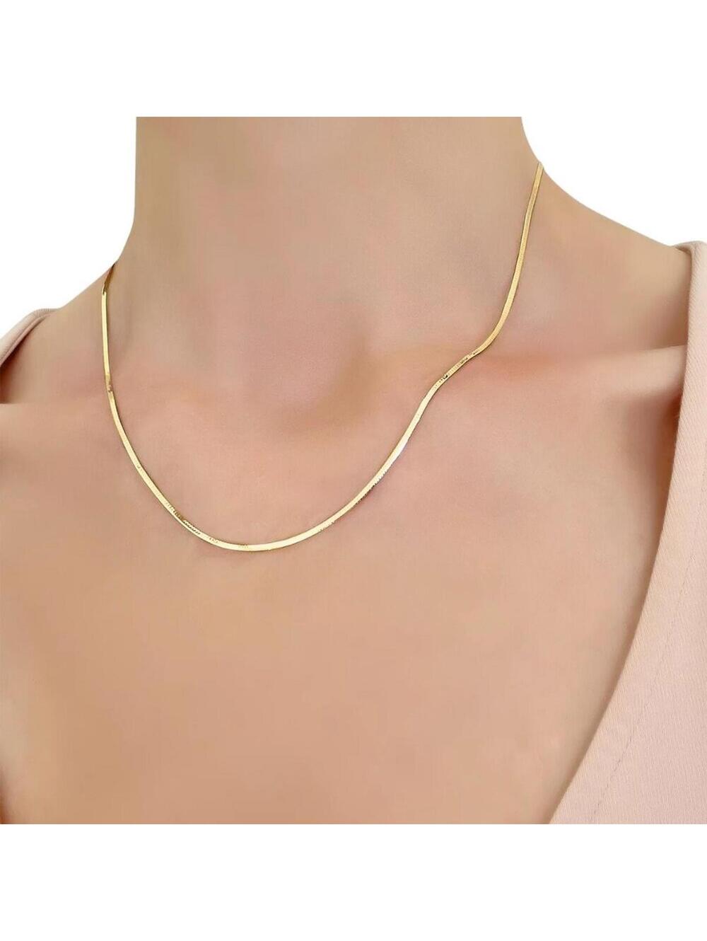 Danecraft 18” 925 Sterling Silver Gold Tone Chain Necklace Vtg